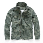 Keston Cargo Denim Jacket with Utility Pockets