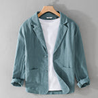 Leandro Linen Jacket: Lightweight, Breathable Everyday Essential