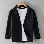 Leandro Linen Jacket: Lightweight, Breathable Everyday Essential
