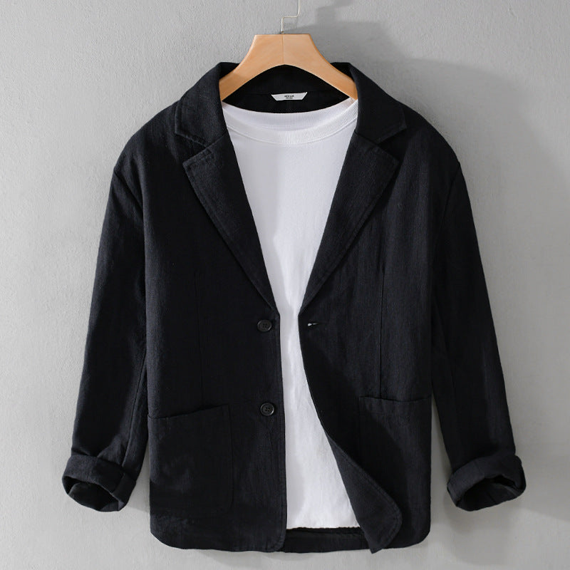 Leandro Linen Jacket: Lightweight, Breathable Everyday Essential