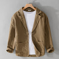 Leandro Linen Jacket: Lightweight, Breathable Everyday Essential