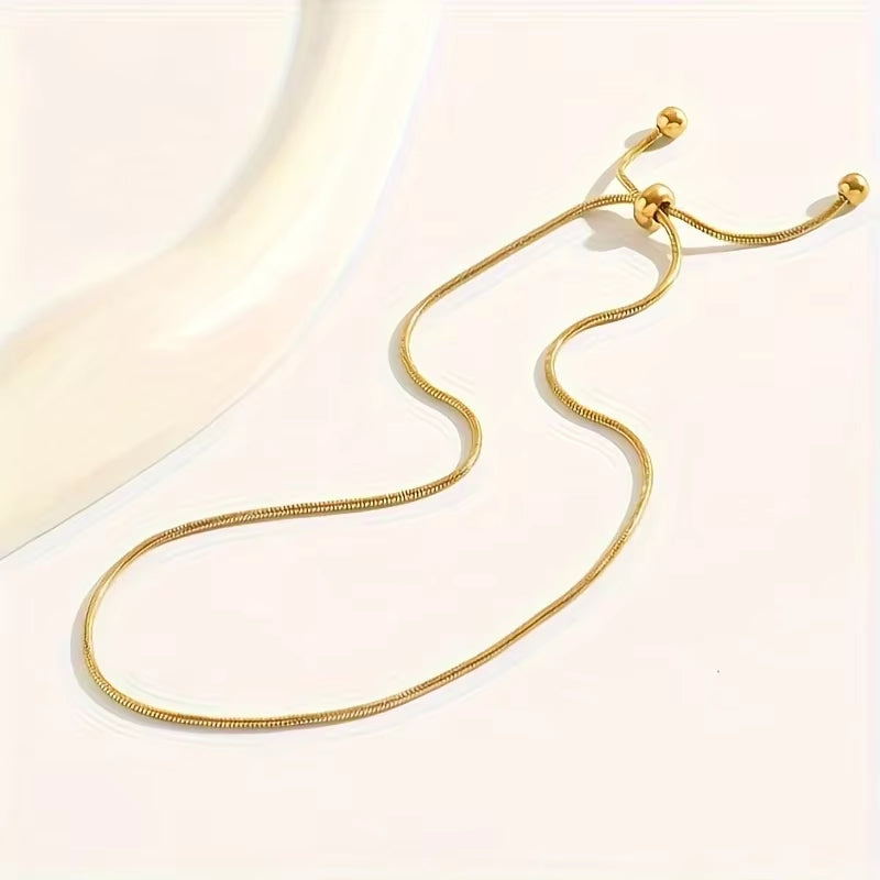 Seraphine Snake Anklet - Delicate Serpentine Chain Jewelry