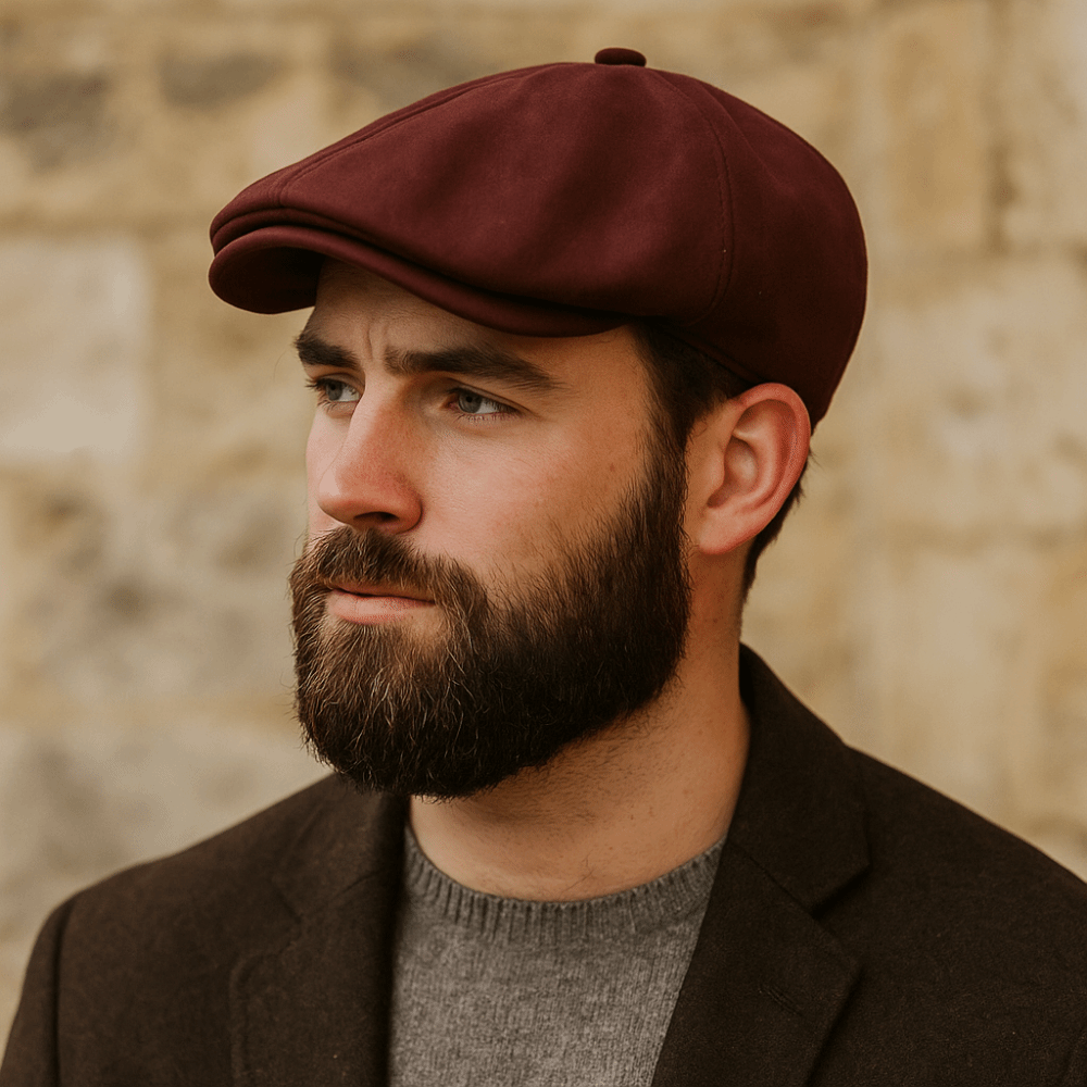 Ashcroft Suede Beret - Luxurious, Soft, Parisian-Style Beret