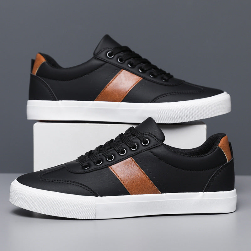 VICCI Leather Trainers - Premium Leather Sneakers for Everyday Style