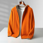 Cyrus Reversible Cashmere Hoodie - Luxuriously Soft, Two-in-One Design
