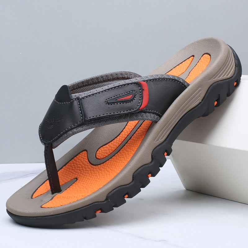 Langford Leather Sandals - Premium Genuine Leather, Comfortable Fit
