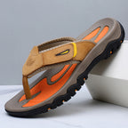 Langford Leather Sandals - Premium Genuine Leather, Comfortable Fit