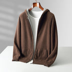 Cyrus Reversible Cashmere Hoodie - Luxuriously Soft, Two-in-One Design