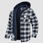 Harry Flannel Jacket with Detachable Hood – Cozy, Versatile Outerwear