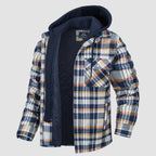 Harry Flannel Jacket with Detachable Hood – Cozy, Versatile Outerwear
