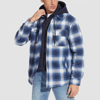 Harry Flannel Jacket with Detachable Hood – Cozy, Versatile Outerwear