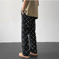 Mosaic Straight-Fit Pants