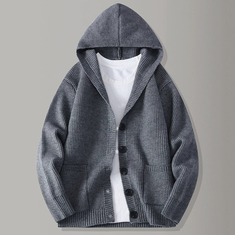 Stirling Hooded Knit Cardigan - Cozy, Versatile Layering Essential