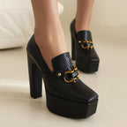 Alessia Platform Heels - Chic, Height-Boosting Style