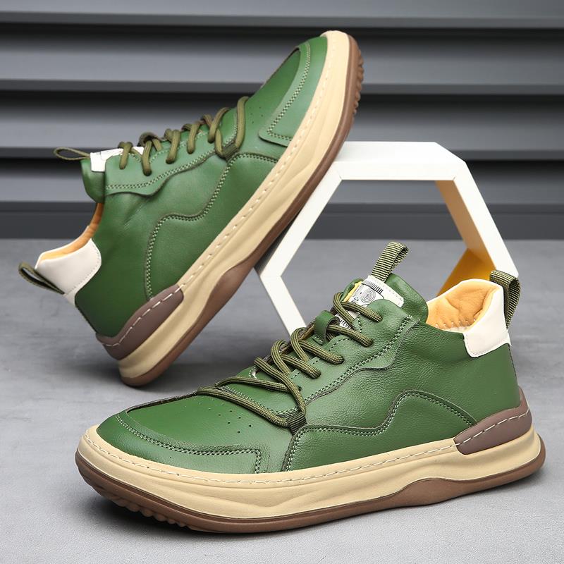 ALBERTI Leather Trainers - Premium Craftsmanship for Everyday Style