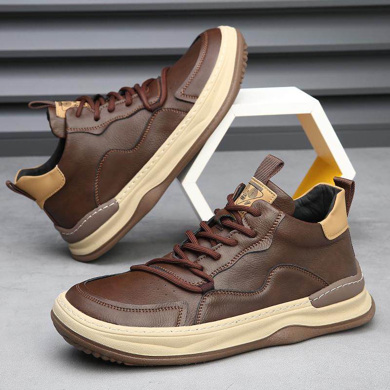 ALBERTI Leather Trainers - Premium Craftsmanship for Everyday Style