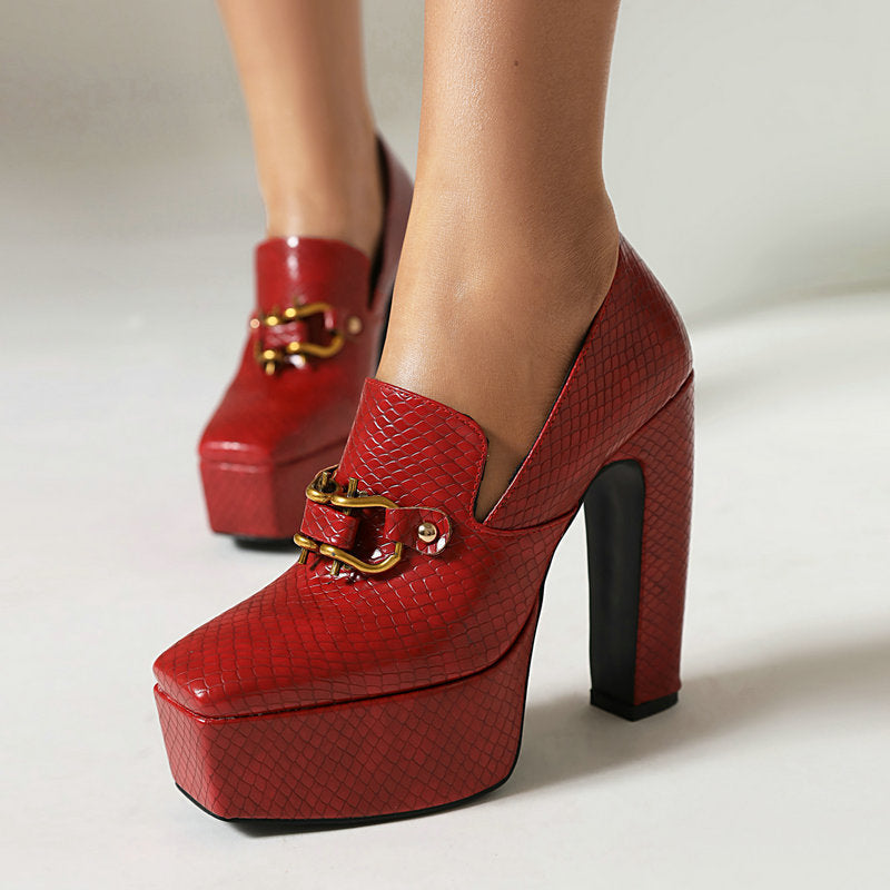 Alessia Platform Heels - Chic, Height-Boosting Style