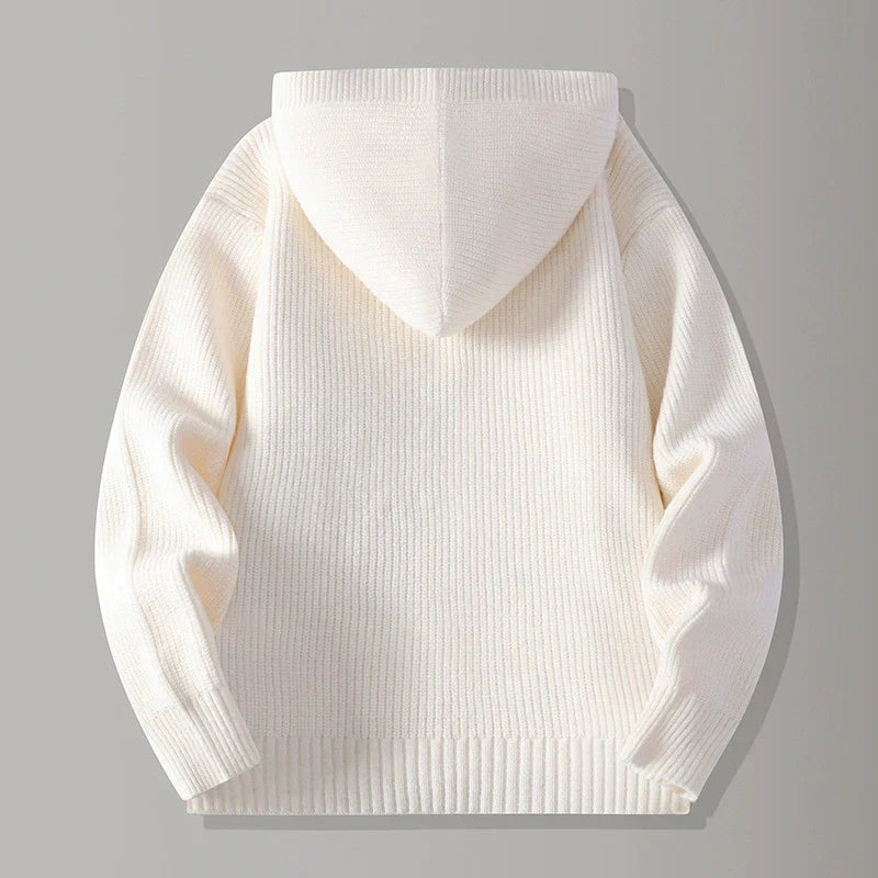 Stirling Hooded Knit Cardigan - Cozy, Versatile Layering Essential