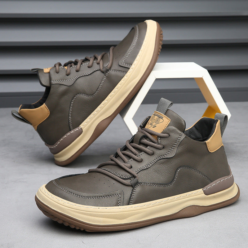 Moretti Leather Trainers