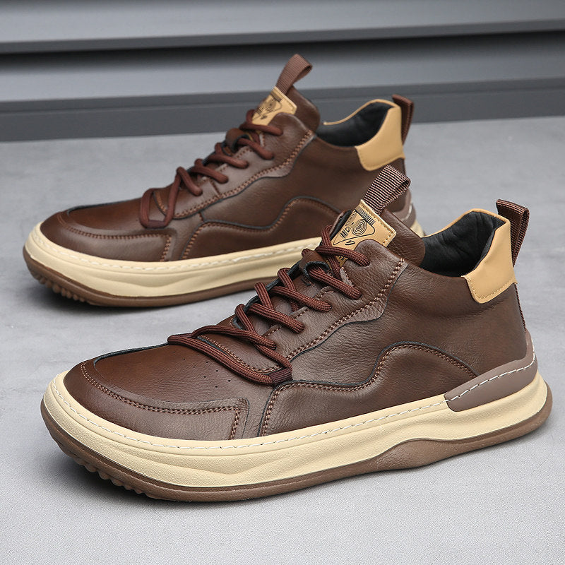 Moretti Leather Trainers