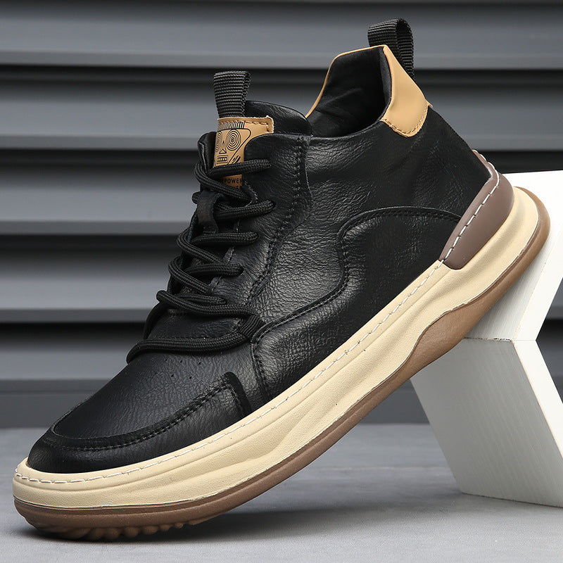 Moretti Leather Trainers