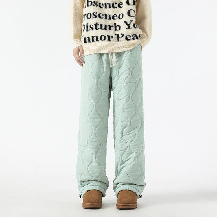 Cloud-Soft Quilted Pants for All-Day Comfort
