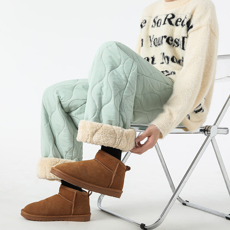 Cloud-Soft Quilted Pants for All-Day Comfort