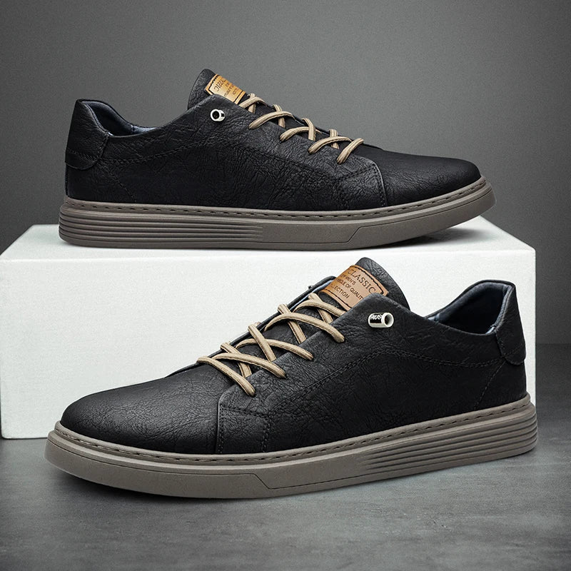 Olympus Leather Trainers