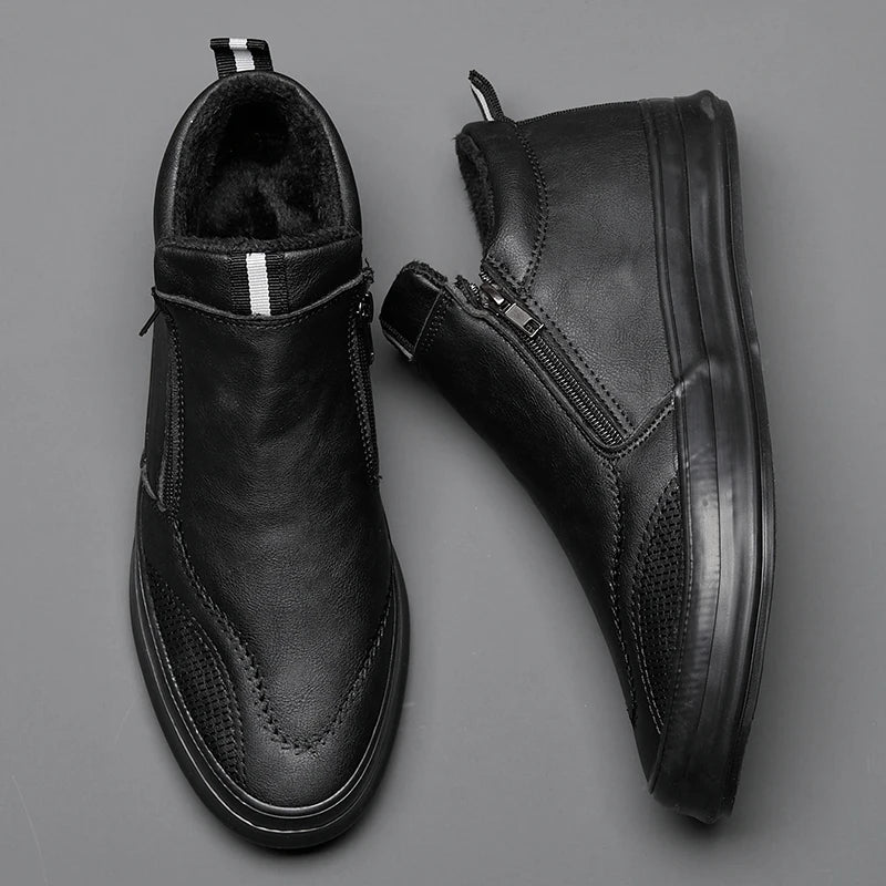 Brooks Leather Trainers - Sleek Leather Sneakers for Everyday Comfort