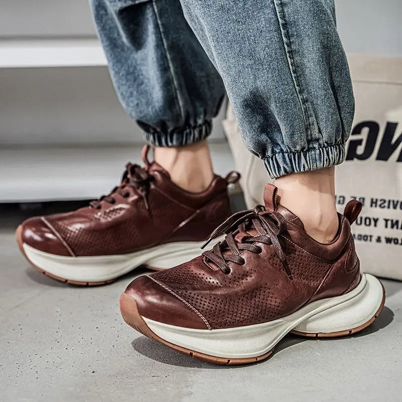 ALVERTON Premium Leather Trainers