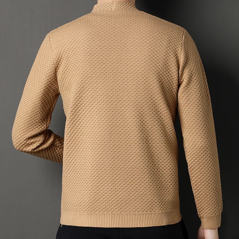 Antonio Rivella Jacquard Blazer - Elegant Knit Jacket