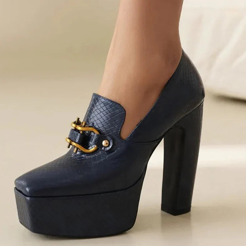 Alessia Platform Heels - Chic, Height-Boosting Style