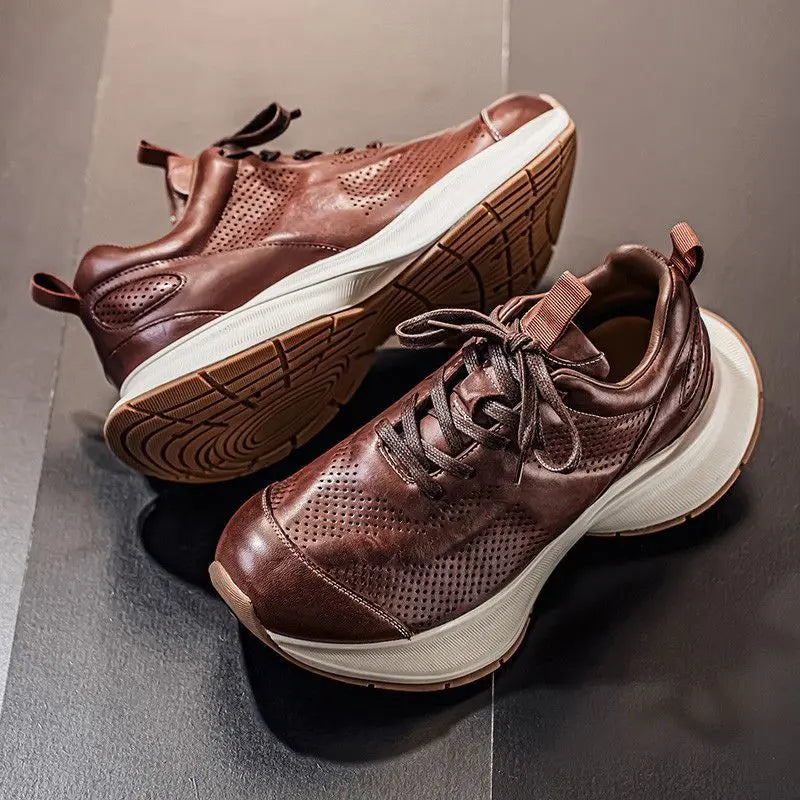 ALVERTON Premium Leather Trainers