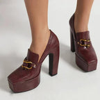 Alessia Platform Heels - Chic, Height-Boosting Style