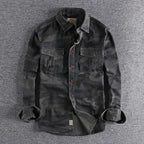 KELLAN CAMO JACKET - Rugged Military-Style Camo Outerwear