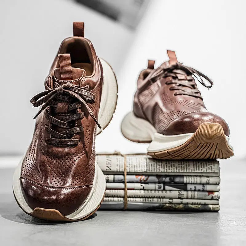 ALVERTON Premium Leather Trainers