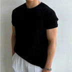 Calo Knit Tee - Classic Knit T‑Shirt
