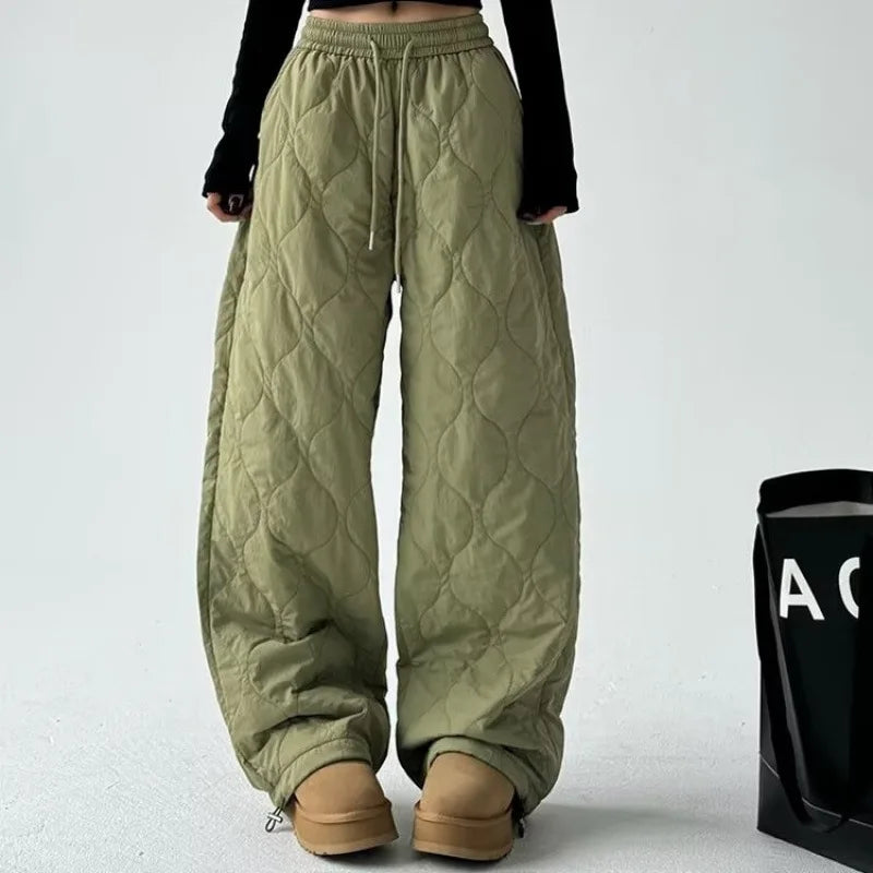Arlena Quilted Trousers - Cozy, Insulated Winter Essentials
