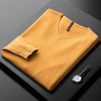 Huxford Cashmere V-Neck Sweater - Luxuriously Soft, Timeless Comfort