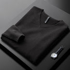 Huxford Cashmere V-Neck Sweater - Luxuriously Soft, Timeless Comfort