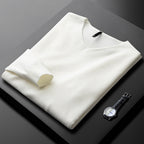 Huxford Cashmere V-Neck Sweater - Luxuriously Soft, Timeless Comfort