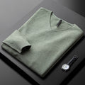 Huxford Cashmere V-Neck Sweater - Luxuriously Soft, Timeless Comfort