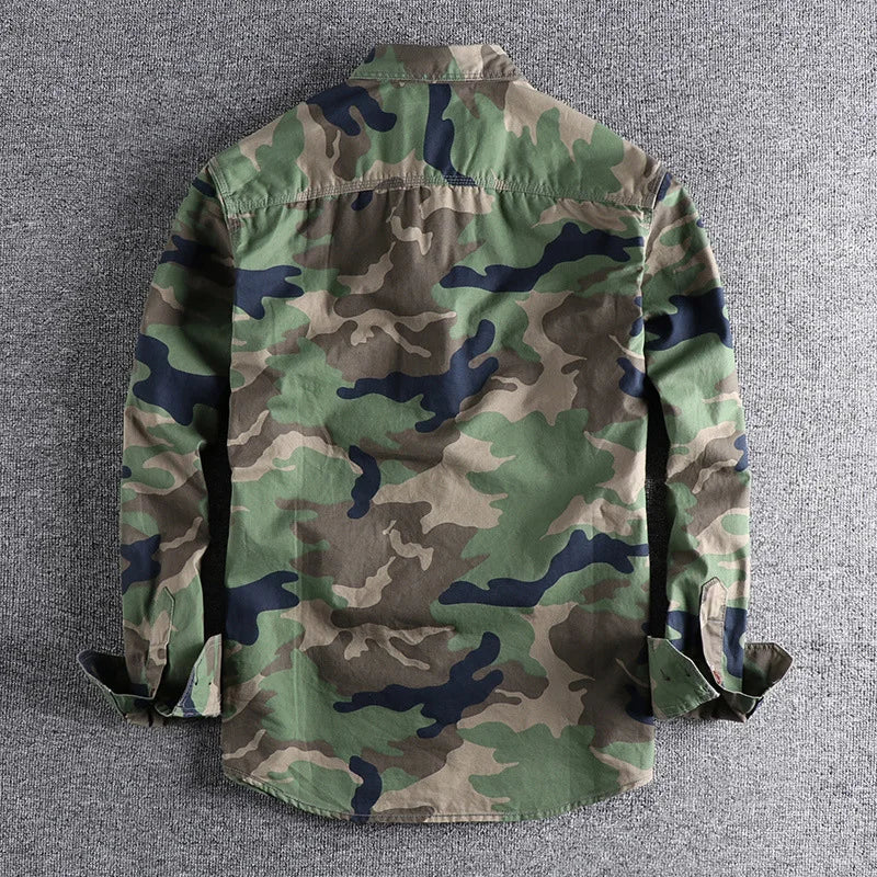 KELLAN CAMO JACKET - Rugged Military-Style Camo Outerwear