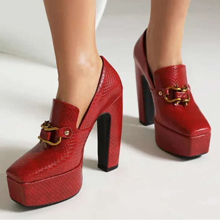 Alessia Platform Heels - Chic, Height-Boosting Style