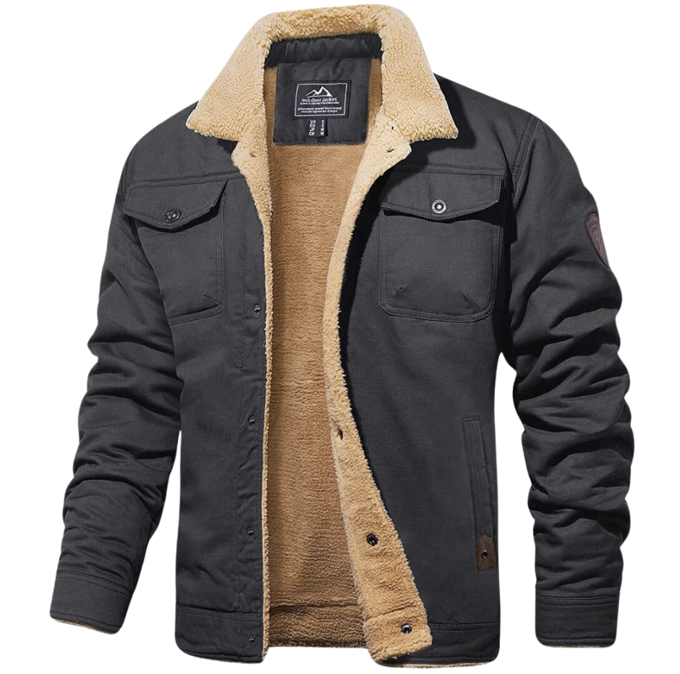 Casey | Cozy Fleece Bomber Jacket — Warmth, Comfort & Style