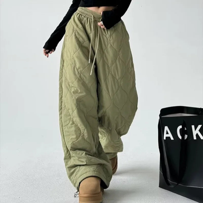 Arlena Quilted Trousers - Cozy, Insulated Winter Essentials