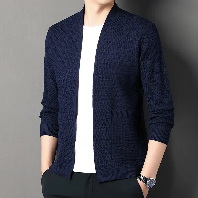 Antonio Rivella Jacquard Blazer - Elegant Knit Jacket