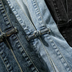 Vintage Wash Denim Kimono Jacket