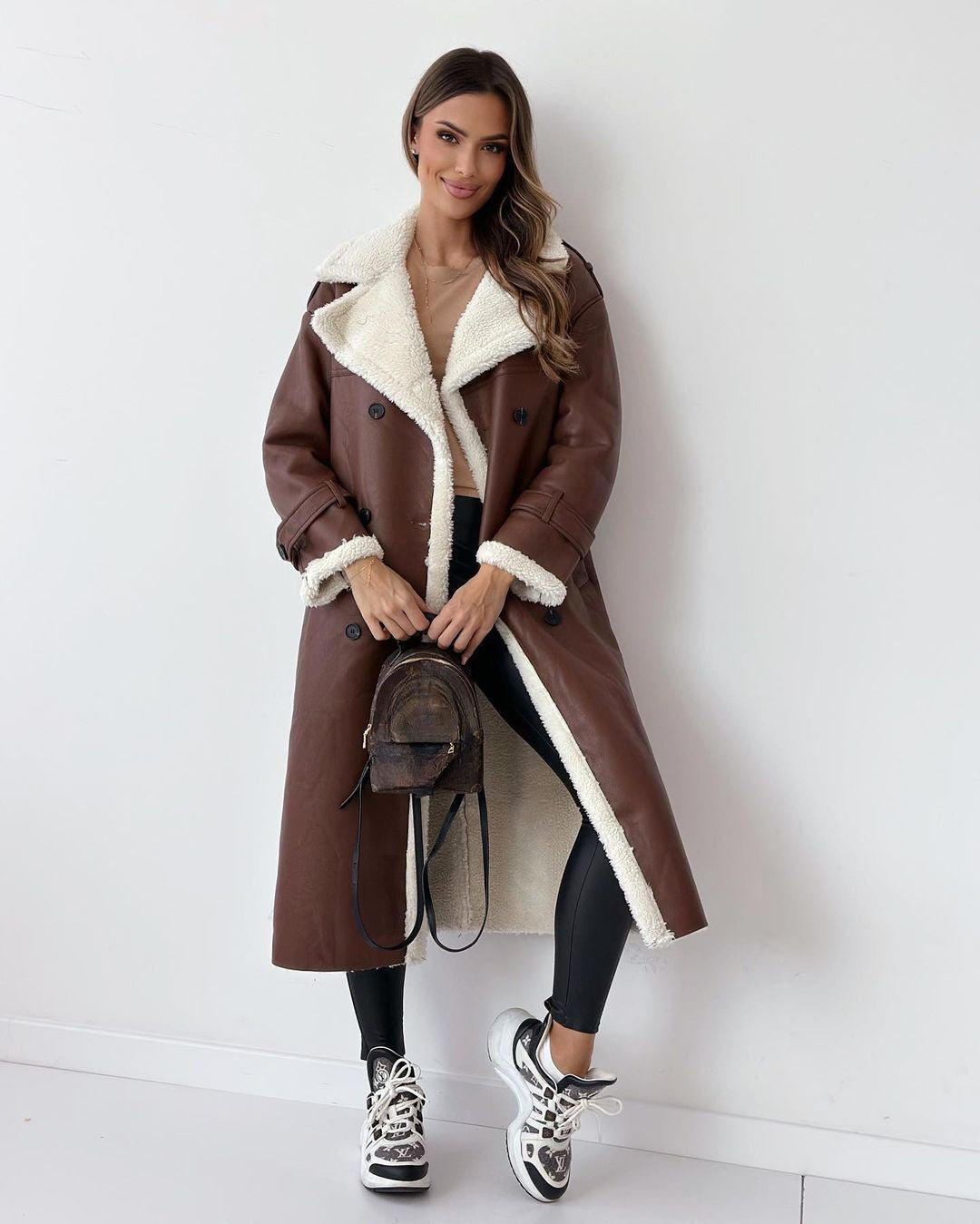 Monroe Luxury Teddy Coat - Ultra-Soft Plush & Cozy Warmth