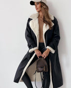 Monroe Luxury Teddy Coat - Ultra-Soft Plush & Cozy Warmth